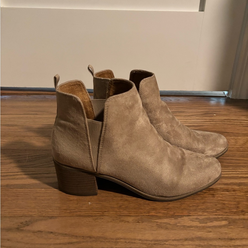 Dr. Scholl's Taupe Ankle Booties
